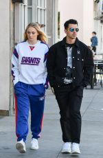 SOPHIE TURNER and Joe Jonas Out Shopping in West Hollywood 03/02/2020