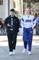 SOPHIE TURNER and Joe Jonas Out Shopping in West Hollywood 03/02/2020