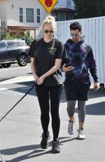 SOPHIE TURNER and Joe Jonas with Their Dog to Petco in Los Angeles 02/29/2020