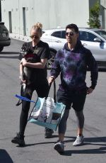 SOPHIE TURNER and Joe Jonas with Their Dog to Petco in Los Angeles 02/29/2020