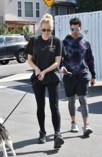 SOPHIE TURNER and Joe Jonas with Their Dog to Petco in Los Angeles 02/29/2020