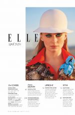 SOPHIE TURNER in Elle Magazine, April 2020