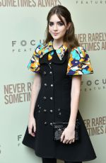 TALIA RYDER at Never Rarely Sometimes Always Premiere in New York 03/09/2020