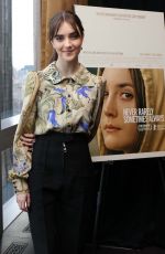 TALIA RYDER at Never Rarely Sometimes Always Press Conference in New York 03/08/2020