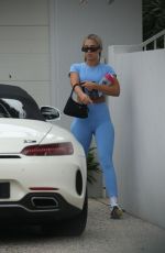 TAMMY HEMBROW in Tights Leaves a Gym in Gold Coast 03/03/2020