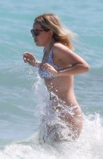 TANYA BURR in Bikini at a Beach in MIami 03/12/2020