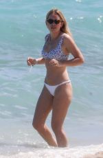 TANYA BURR in Bikini at a Beach in MIami 03/12/2020