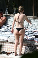 TANYA BURR in Bikini at a Pool in Miami 03/11/2020