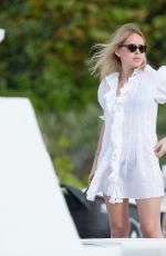 TANYA BURR in Bikini on the Beach in Miami 03/11/2020