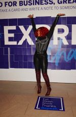 TARAJI P. HENSON at #expressthanks by American Express Pop Up Cafe Launch in New York 03/06/2020