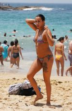 TASH SPENCER in Bikini at Coogee Beach in Sydney 01/04/2020