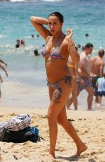TASH SPENCER in Bikini at Coogee Beach in Sydney 01/04/2020