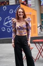 TAYLOR HICKSON, JESSICA SUTTON and ASHLEY NICOLE WILLIAMS Arrives at Good Morning America 03/12/2020