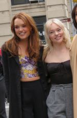 TAYLOR HICKSON, JESSICA SUTTON and ASHLEY NICOLE WILLIAMS Arrives at Good Morning America 03/12/2020