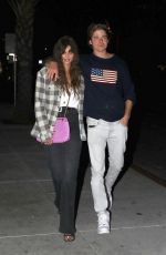 TAYLOR HILL and Daniel Fryer Noght Out in Los Angeles 03/02/2020