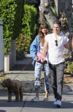 TAYLOR HILL and Daniel Fryer Out with Their Dog in Los Angeles 03/02/2020