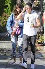 TAYLOR HILL and Daniel Fryer Out with Their Dog in Los Angeles 03/02/2020