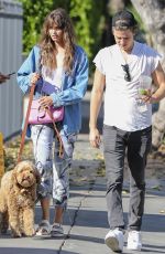TAYLOR HILL and Daniel Fryer Out with Their Dog in Los Angeles 03/02/2020
