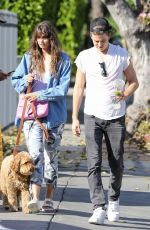 TAYLOR HILL and Daniel Fryer Out with Their Dog in Los Angeles 03/02/2020