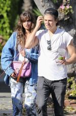 TAYLOR HILL and Daniel Fryer Out with Their Dog in Los Angeles 03/02/2020