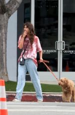 TAYLOR HILL and Daniel Fryer Out with Their Dog in West Hollywood 02/29/2020