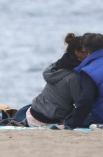 TERI HATCHER Out on the Beach in Malibu 03/07/2020