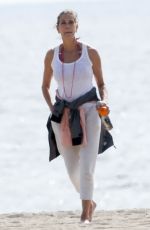 TERI HATCHER Out on the Beach in Malibu 03/07/2020