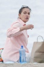TERI HATCHER Out on the Beach in Malibu 03/07/2020