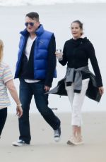 TERI HATCHER Out on the Beach in Malibu 03/07/2020