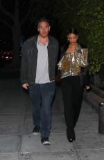 THANDIE NEWTON and Ol Parker Night Out in Beverly Hills 03/06/2020