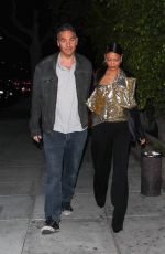 THANDIE NEWTON and Ol Parker Night Out in Beverly Hills 03/06/2020