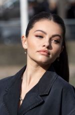 THYLANE BLONDEAU Arrives at Miu Miu Fashion Show in Paris 03/03/2020