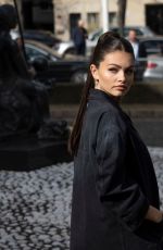 THYLANE BLONDEAU Arrives at Miu Miu Fashion Show in Paris 03/03/2020