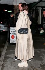 TIMEA PALACSIK and Zoltan Rathonyi at Madeo Restaurant in Beverly Hills 03/13/2020