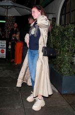TIMEA PALACSIK and Zoltan Rathonyi at Madeo Restaurant in Beverly Hills 03/13/2020
