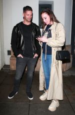 TIMEA PALACSIK and Zoltan Rathonyi at Madeo Restaurant in Beverly Hills 03/13/2020
