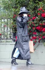 VANESSA HUDGENS Braves the Rain while Out for Coffee in Los Feliz 03/12/2020