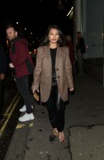 VANESSA WHITE Night Out in London 02/29/2020