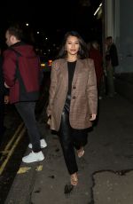 VANESSA WHITE Night Out in London 02/29/2020
