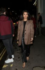 VANESSA WHITE Night Out in London 02/29/2020
