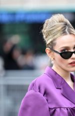 VICTORIA PEDRETTI Arrives at Miu Miu Fashion Show in Paris 03/03/2020