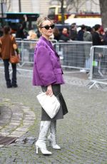 VICTORIA PEDRETTI Arrives at Miu Miu Fashion Show in Paris 03/03/2020