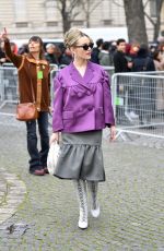 VICTORIA PEDRETTI Arrives at Miu Miu Fashion Show in Paris 03/03/2020