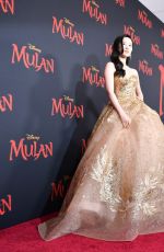 YIFEI LIU at Mulan Premiere in Hollywood 03/09/2020