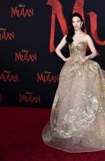 YIFEI LIU at Mulan Premiere in Hollywood 03/09/2020