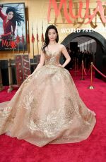 YIFEI LIU at Mulan Premiere in Hollywood 03/09/2020
