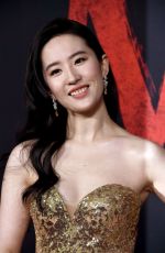 YIFEI LIU at Mulan Premiere in Hollywood 03/09/2020