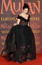 YIFEI LIU at Mulan Premiere in London 03/12/2020