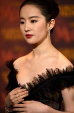 YIFEI LIU at Mulan Premiere in London 03/12/2020