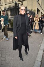 YOLANDA HADID Arrives at Miu Miu Fashion Show in Paris 03/03/2020
